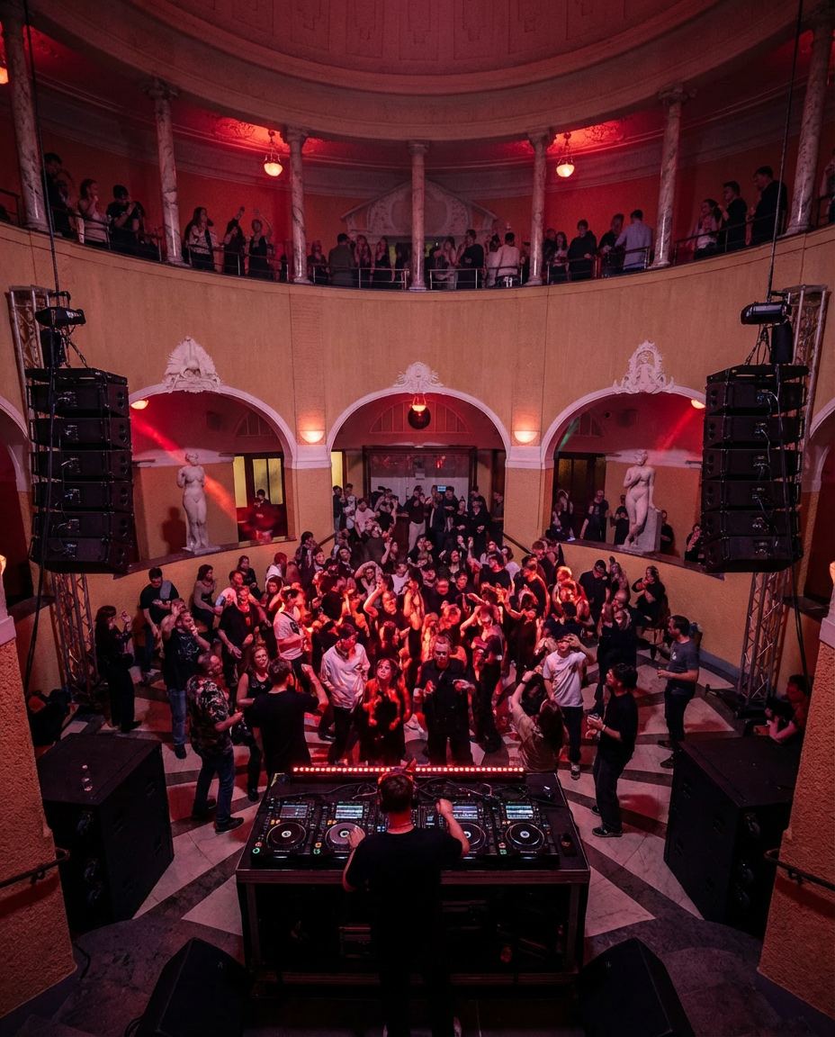 Bains Municipaux Strasbourg — pool party Bloom Events