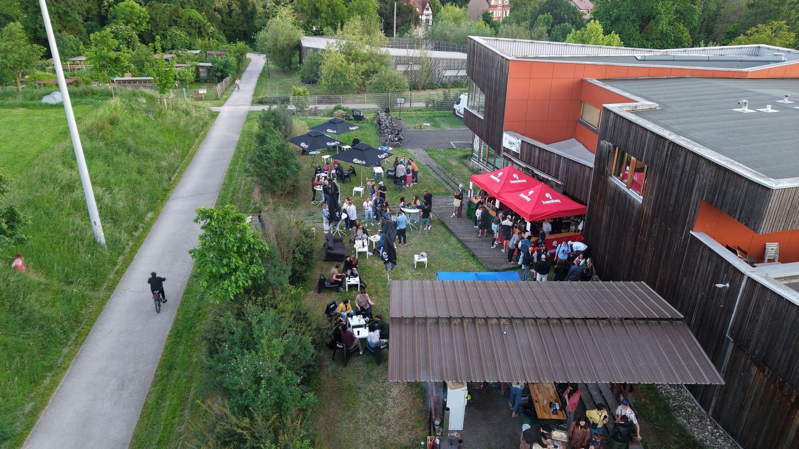 Vue drone événement