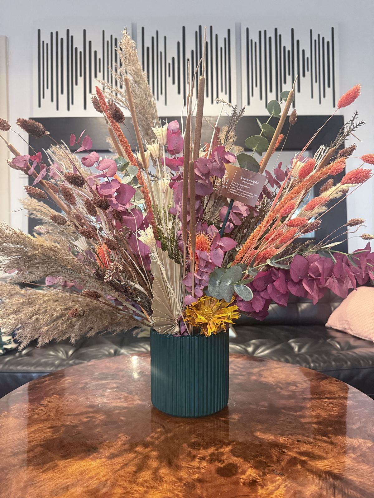 Composition florale signature Bloom × Floral Moments