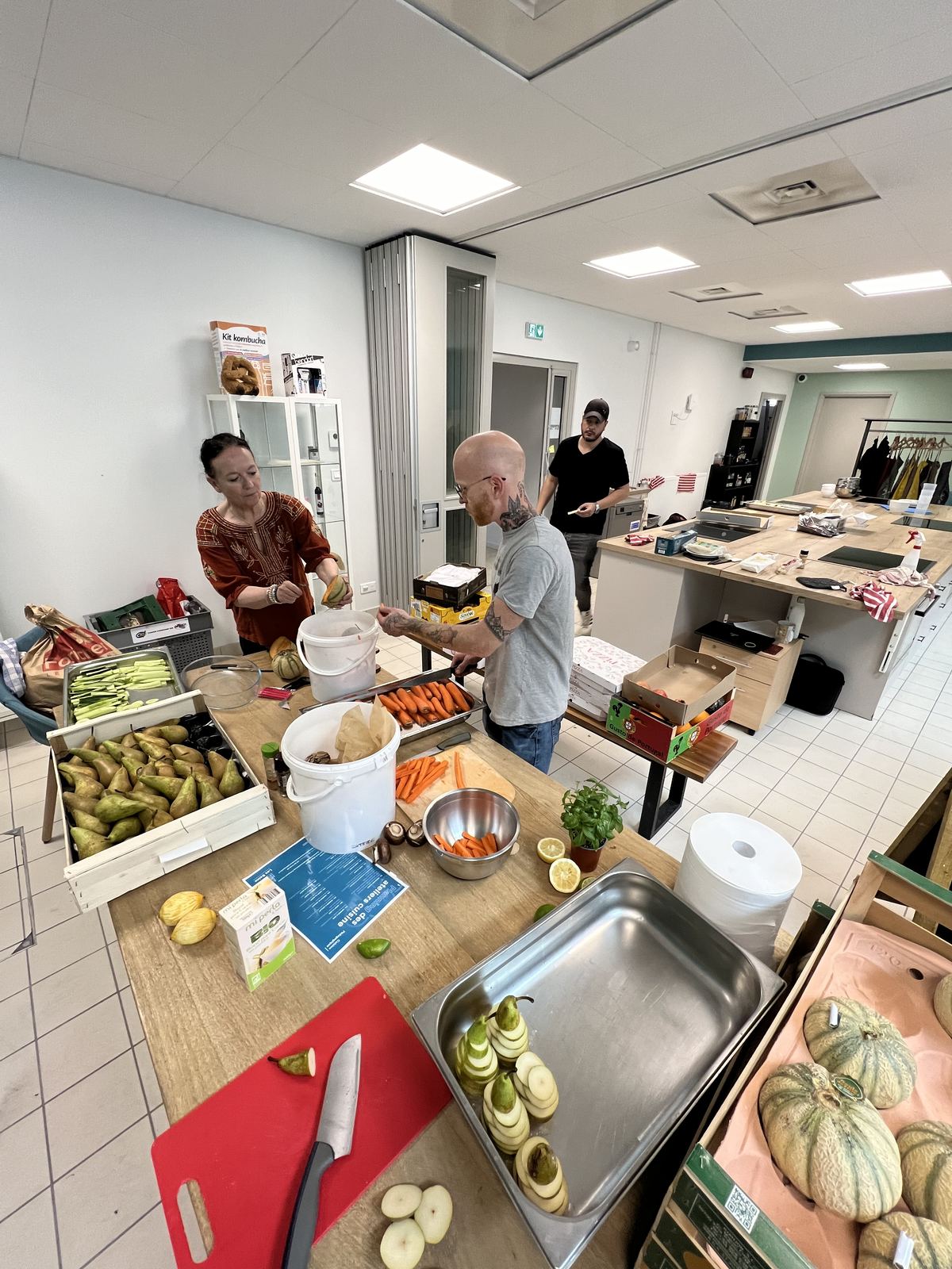 Backstage Bloom Events — équipe montage